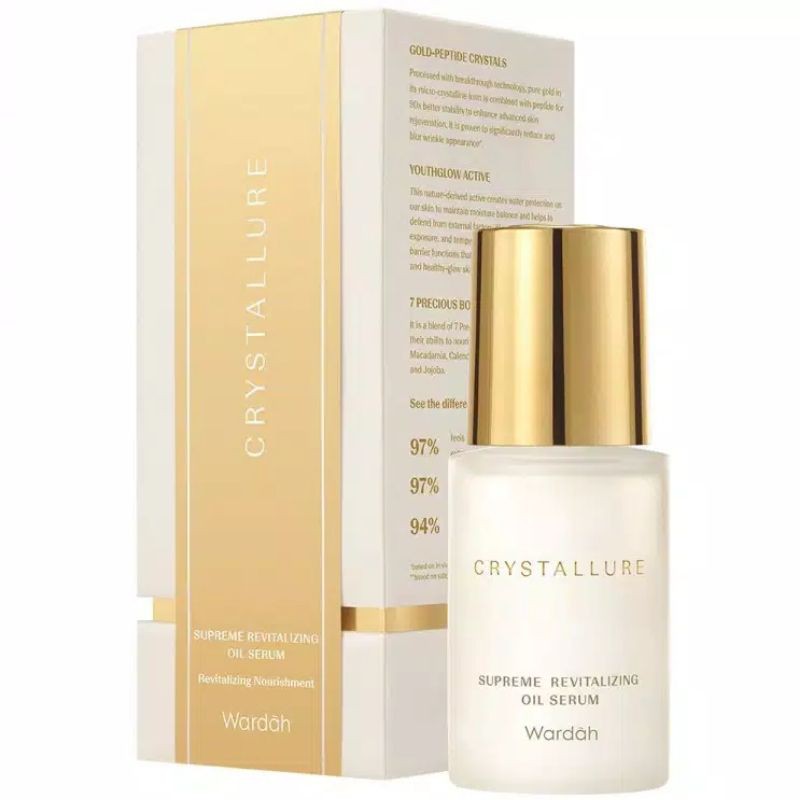 Wardah Crystallure supreme revitalizing oil serum