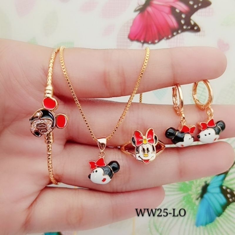 xuping set perhiasan anak anak lapis mas tercantik