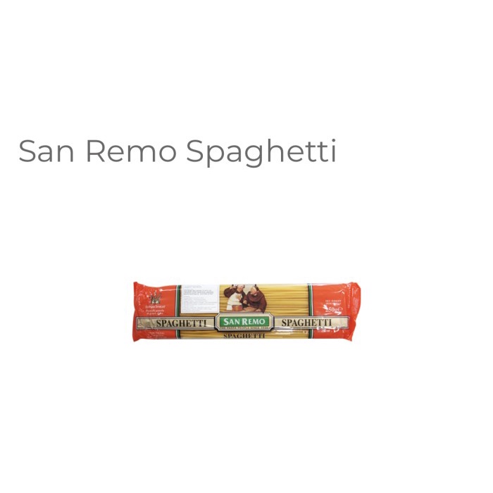 

PASTA-ANEKA- SAN REMO SPAGETTI 500GR -ANEKA-PASTA.