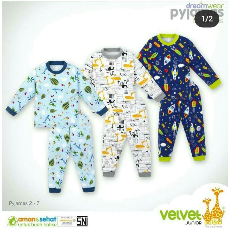 Velvet Junior Piyama Dreamwear Brave series 2345