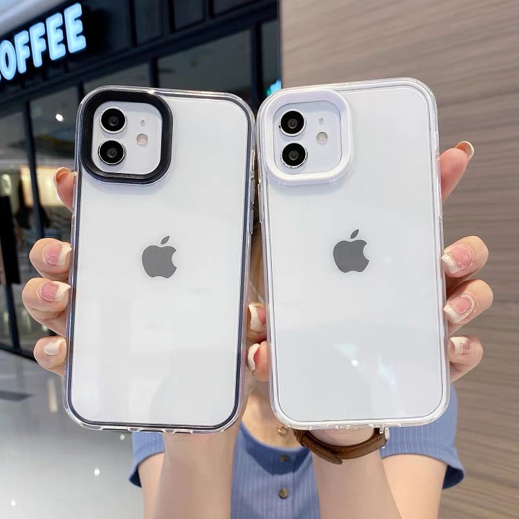 [TPC] 3in1 Soft Case Bumper Two Layer Protection Full Cover 3 in 1 Transparant Case IPHONE 6 6S 7 8 PLUS X XS MAX XR 11 12 13 MINI PRO MAX IP016