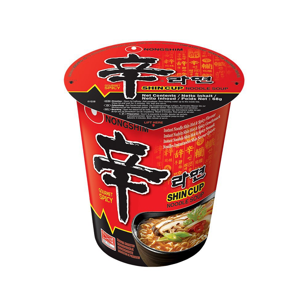 Nongshim Farmers Heart Shin Ramyun Cup Mie Ramen Instan