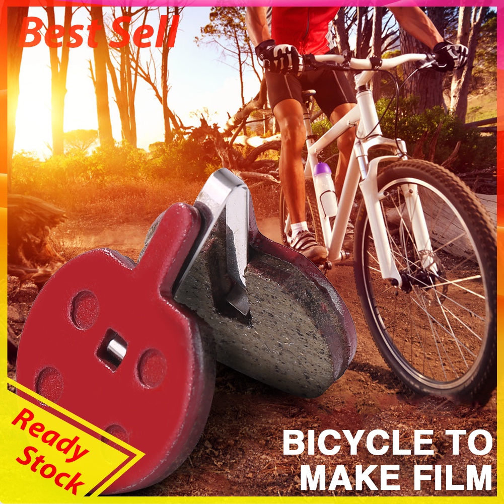 2 Sets Mountain Bicycle Brake Pads Wear-Resistant Quiet Bike Disc Brake Pad