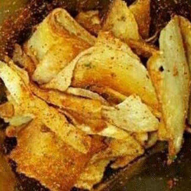 

Cemilan banjarmasin Keripik singkong daun jeruk kemasan standar Snack makanan ringan