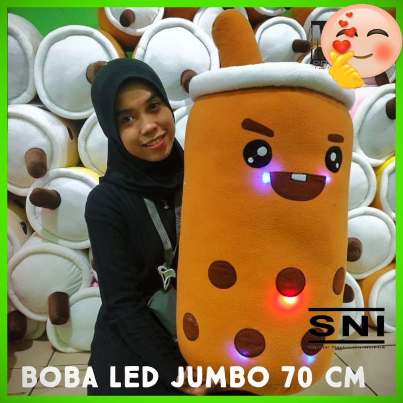 BONEKA BOBA LED SUPER JUMBO 70 CM BOBA GULING 70CM SUPER JUMBO