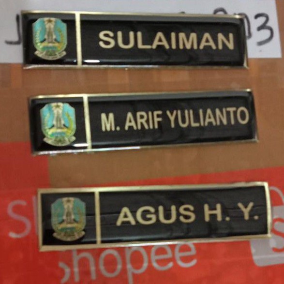 

Nama Dada / Namateg / Nama Dada Memakai Magnet