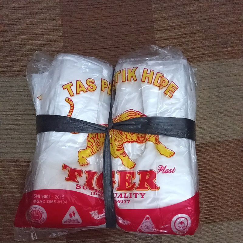 

Kantong plastik tiger 15 1ikat isi 5pak