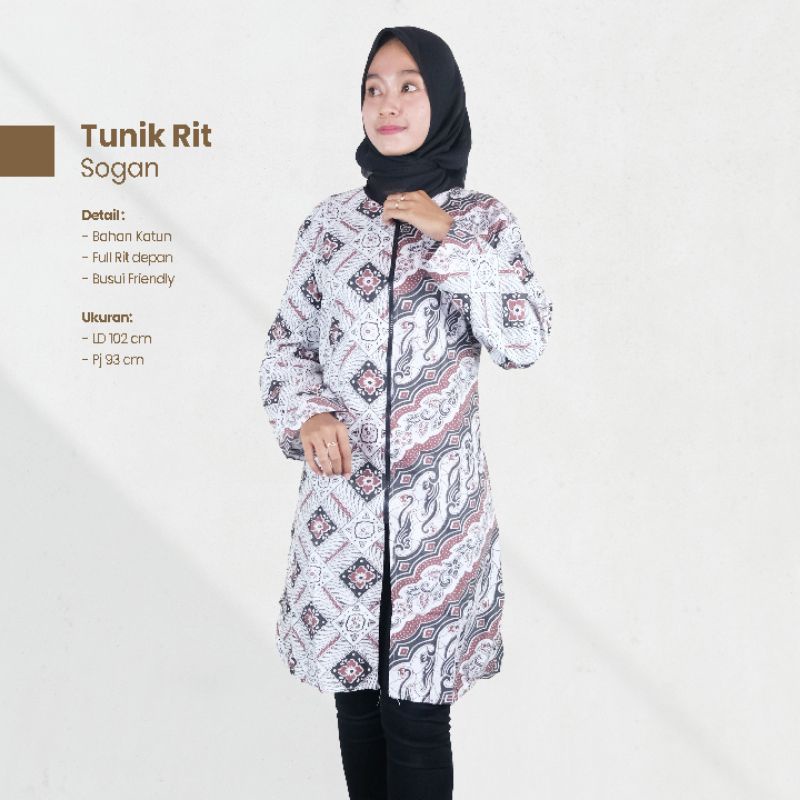 Tunik Batik Sogan - NairaBatik