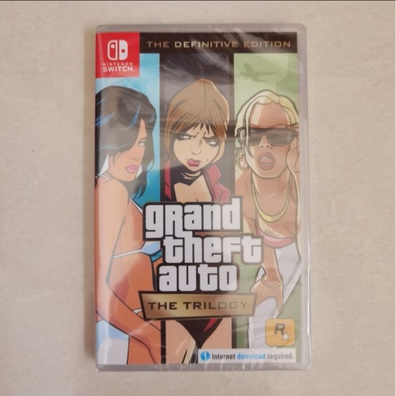 Grand Theft Auto The Trilogy Definitive Edition Nintendo Switch Kaset GTA