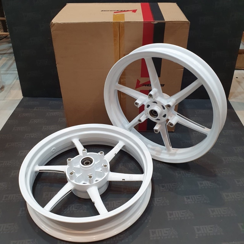 Velg Pelek Racing VRossi Ninja RR Sprint RC Sanca Ring 17 x 250 350 Putih