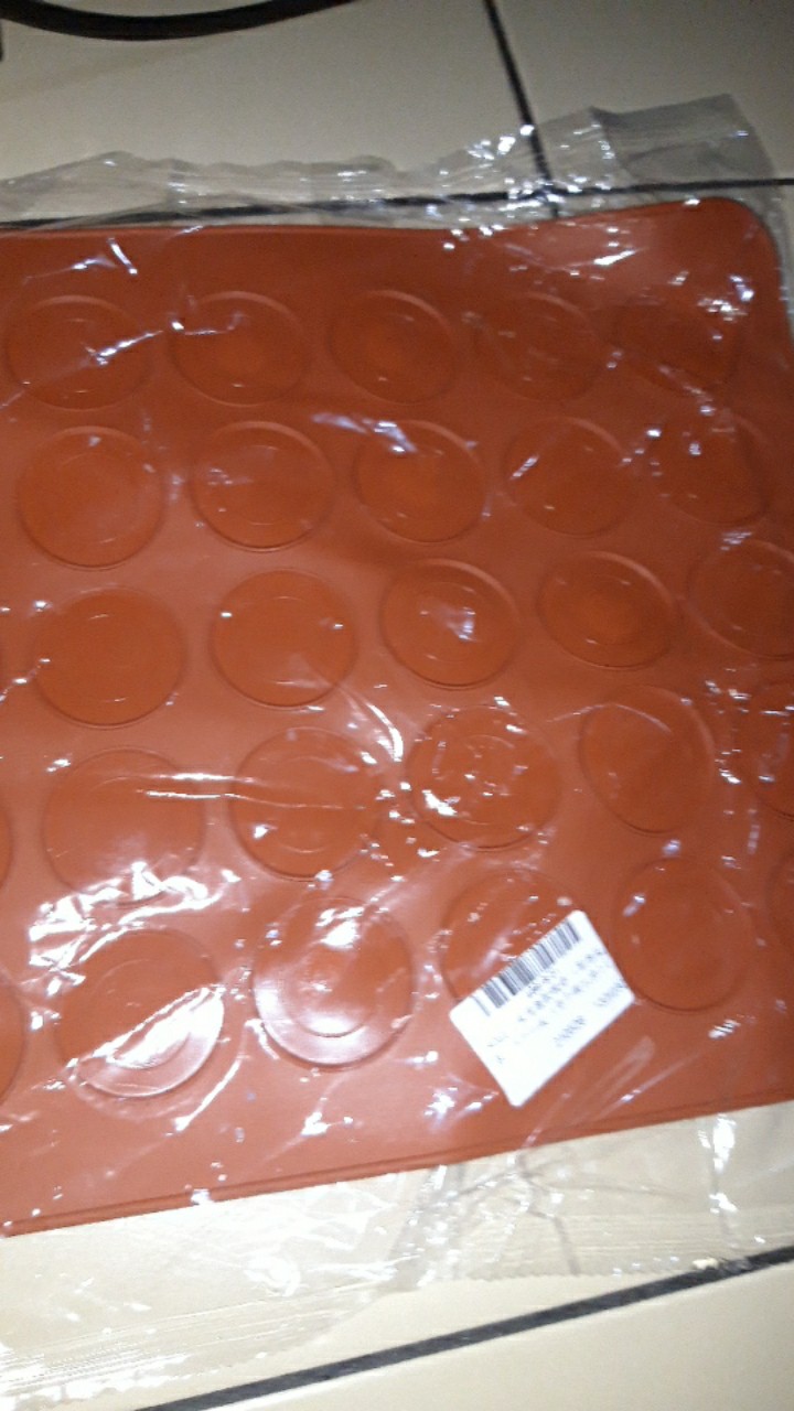 Cetakan Macaroon 30 Rongga Bahan Silikon Untuk Oven