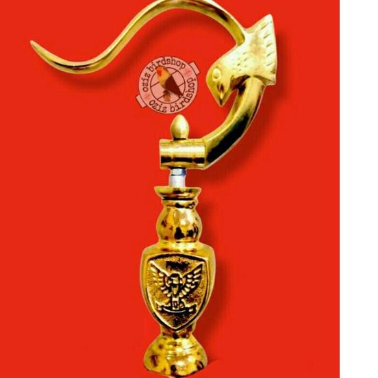 ㊤C gantungan dan pion sangkar kotak Rep Radja gold emas TERLARIS 2894 ☽