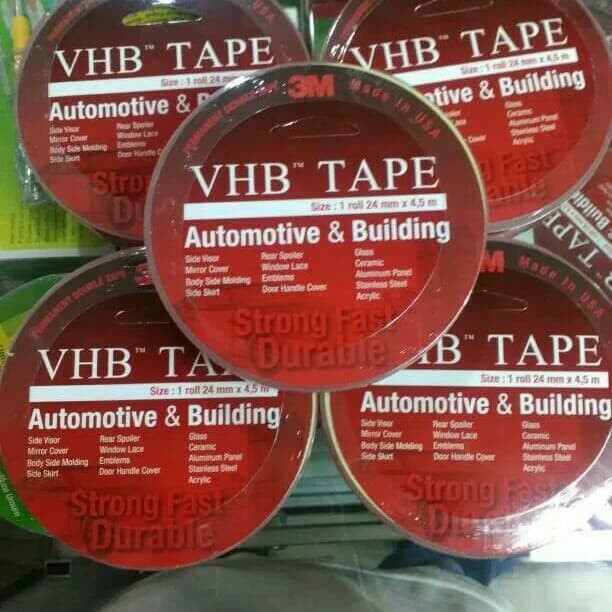 

3M VHB Tape Double Tape 1 Roll Lebar 24mm x Tebal 4,5 m