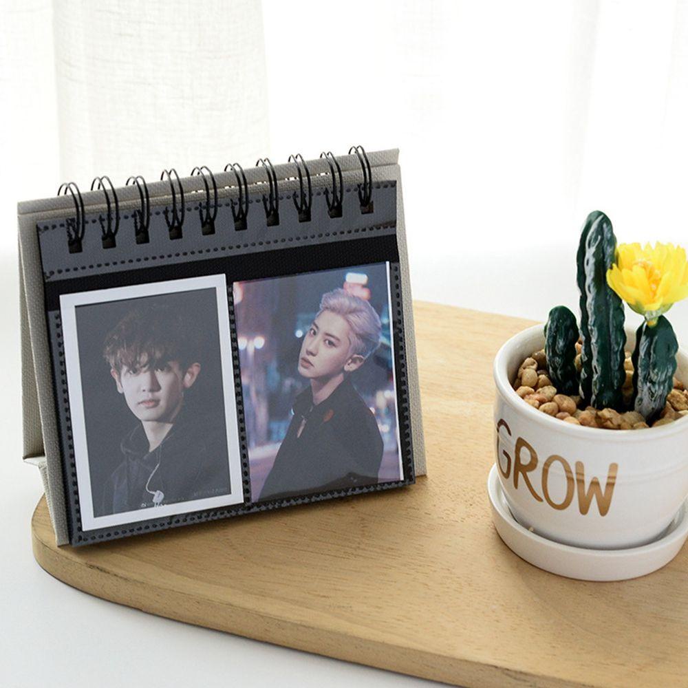 Lanfy Album Foto Perangko Bingkai Foto Mini Kpop Kartu Gambar Tempat Penyimpanan Home Decor Photocards Holder