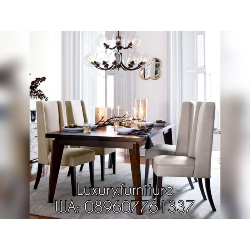 KURSI MAKAN SOFA SET MEJA MINIMALIS