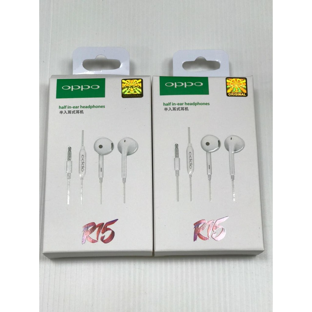 HANDSFREE earphone XIAOMI R15 ORIGINAL SEDIA BANYAK TYPE LAIN DIVARIAN