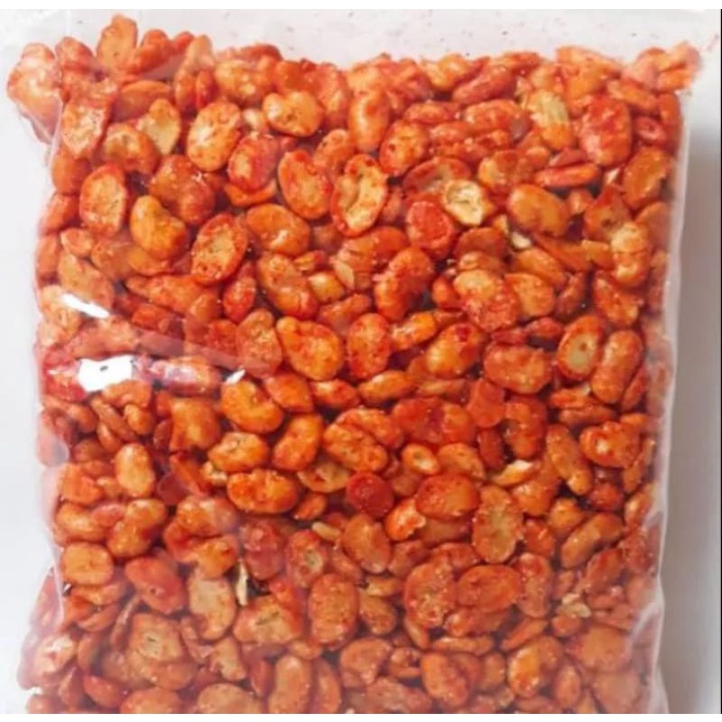 

KACANG JAIPONG BOGOR MERSI PEDAS KORO KUPAS 1KG|SNACK KILOAN