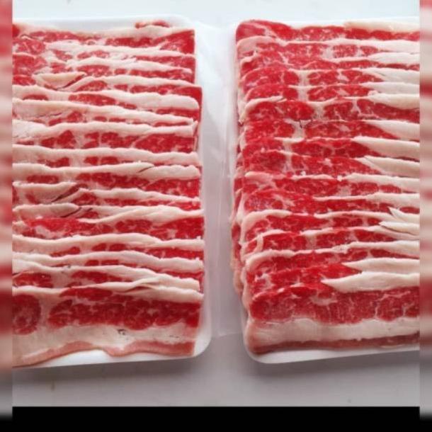 

100 Usa Beef Slice - Yoshinoya Ricebowl Teriyaki Sukiyaki Daging Sapi Mr.Store83