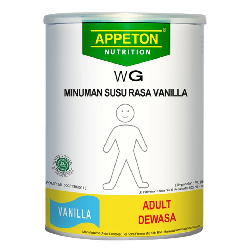 APPETON WEIGHT GAIN ADULT VANILA 900 GR