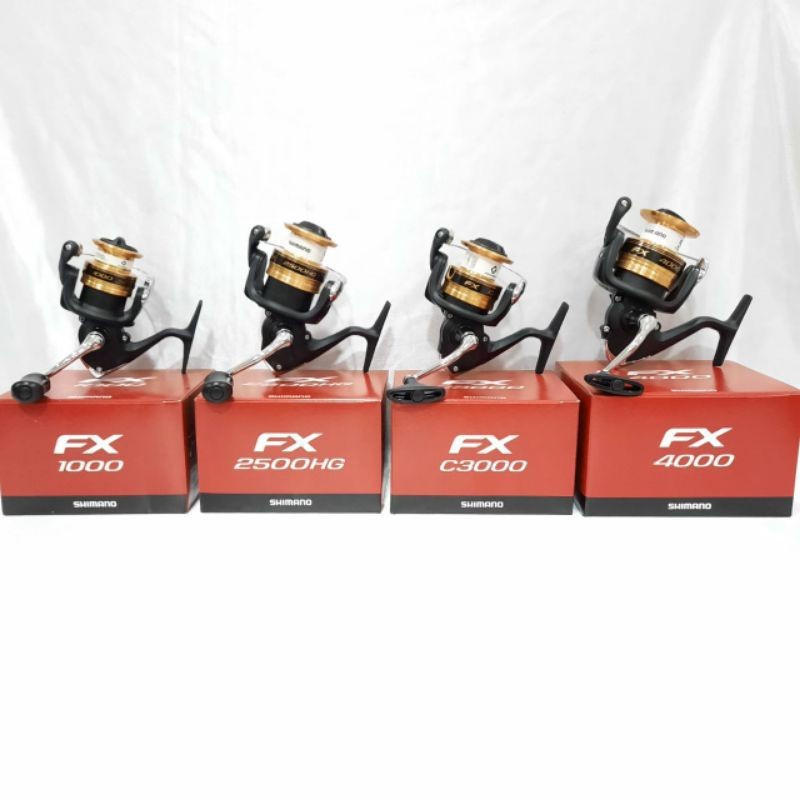 Ril Rel Reel Shimano FX 1000,2500,C3000,4000 new model 2019 Gulungan Pancing