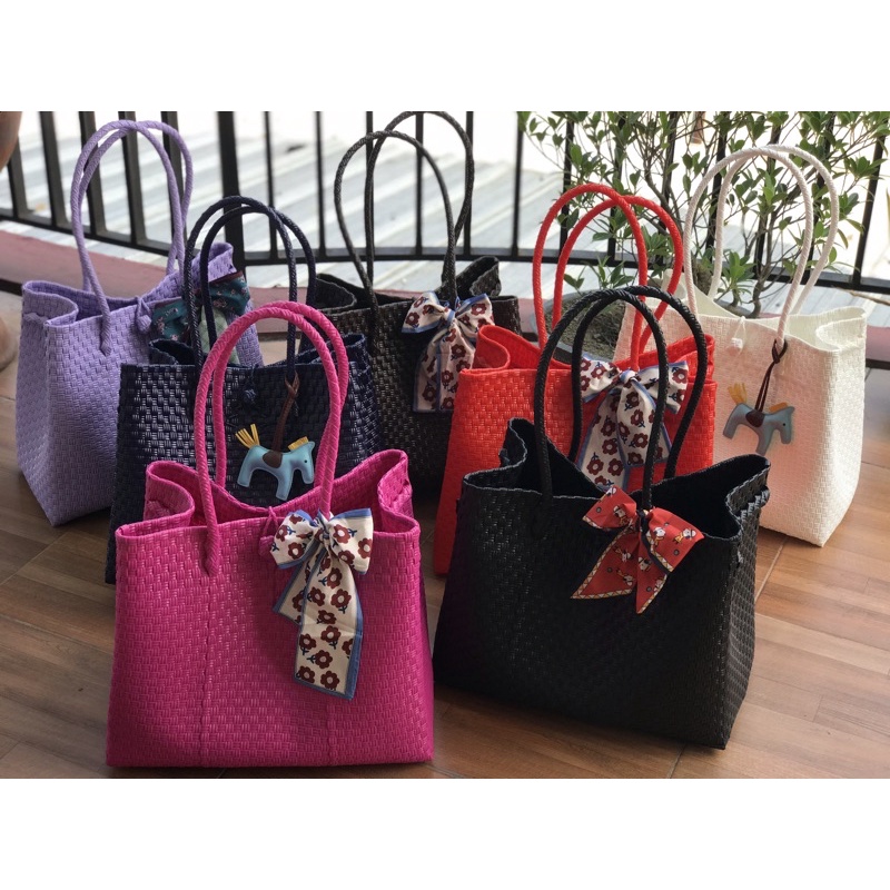 Tas anyaman jali SUPER JUMBO XXXL uk 40*32*20 pita dijual terpisah