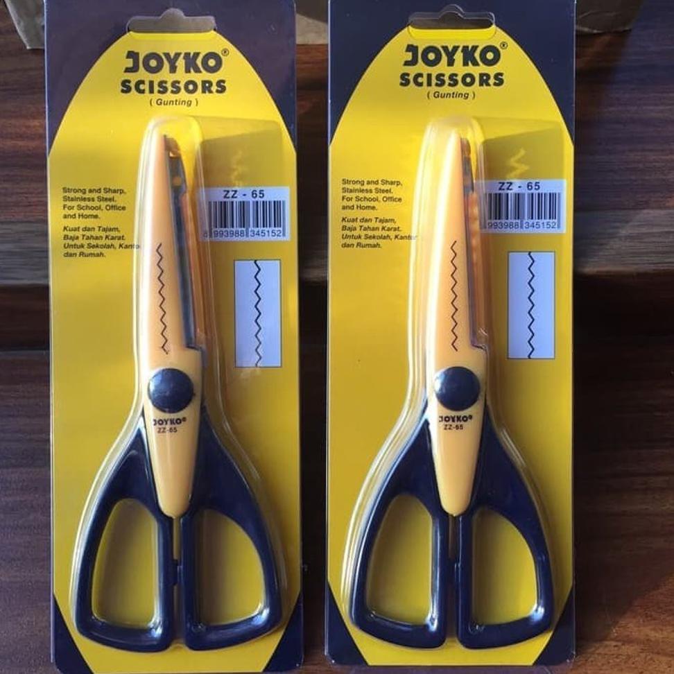 

hz✾Stock Banyak❉ Gunting / Scissors Zig Zag - Joyko ZZ-65 33 ➘