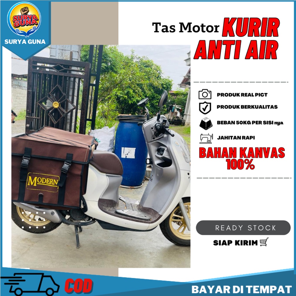 Jual Tas Obrok Laundry Tas Kurir Motor Tas Motor Anti Air Bahan Kanvas