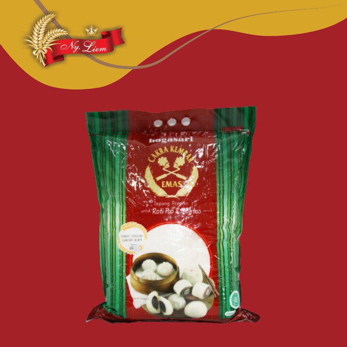 

PROMO [COD] CAKRA KEMBAR EMAS Tepung Premix Pao / Mantao 5kg