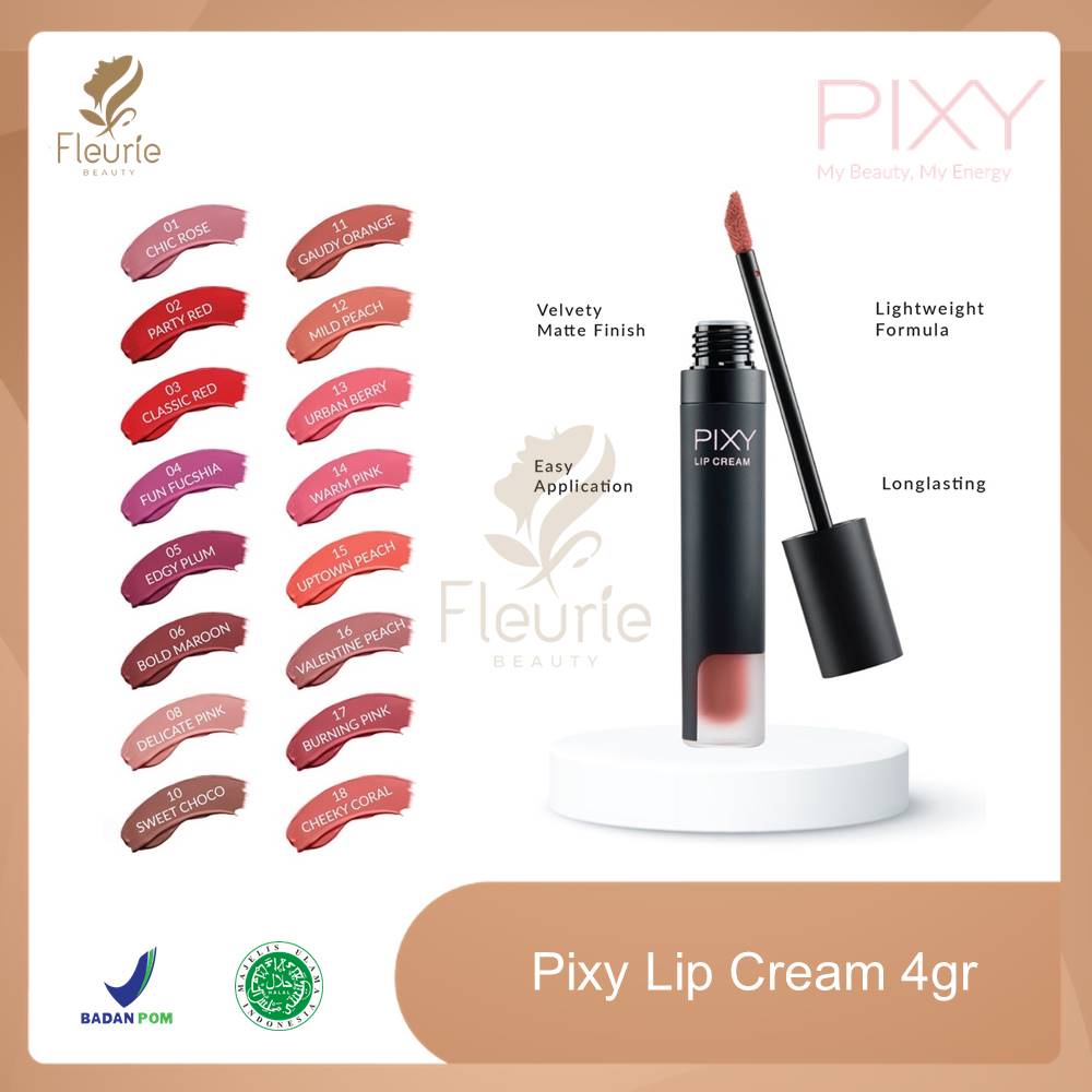 PIXY Lip Cream Matte 4gr - Pixy Lipcream Lipstick Original BPOM