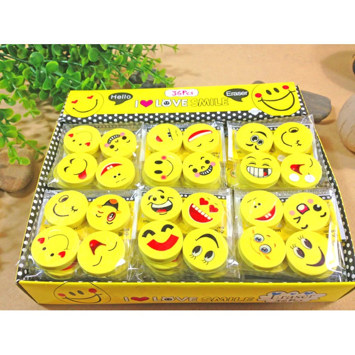 

Unik Penghapus Smiley Isi 4 Pcs Murah