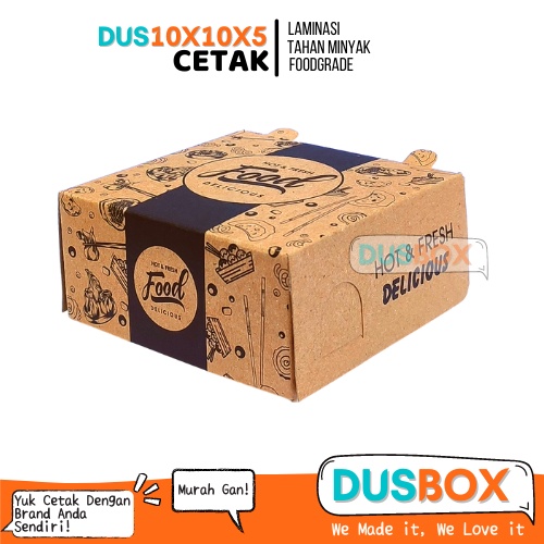 Lunch Box Paper XS Motif / Lunch box / Box Dimsum / Paper Box Makanan / Wadah Dimsum / Dus Takoyaki 