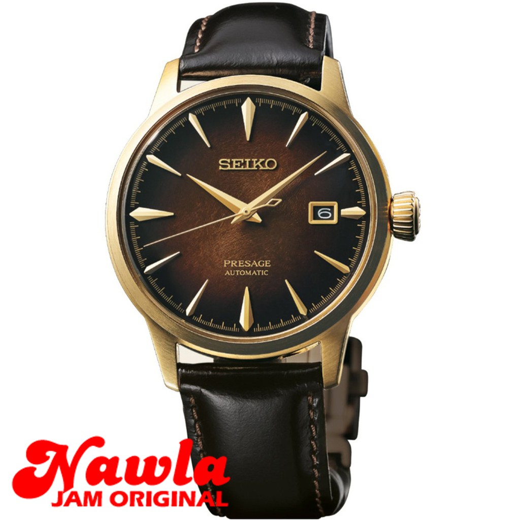 Seiko Presage SRPD36J1 Cocktail Brown Dial - Jam Tangan Pria SRPD36