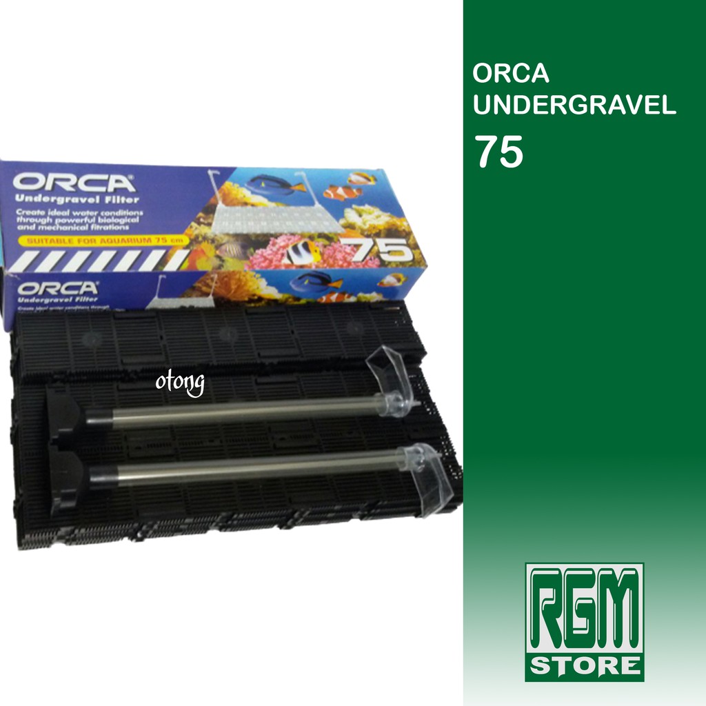 ORCA 75 cm undergravel under gravel filter aquarium aquascape murah