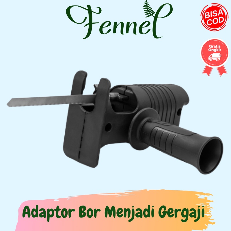 Adaptor Konektor Modifikasi Bor Listrik Tangan Jadi Mesin Gergaji E14968