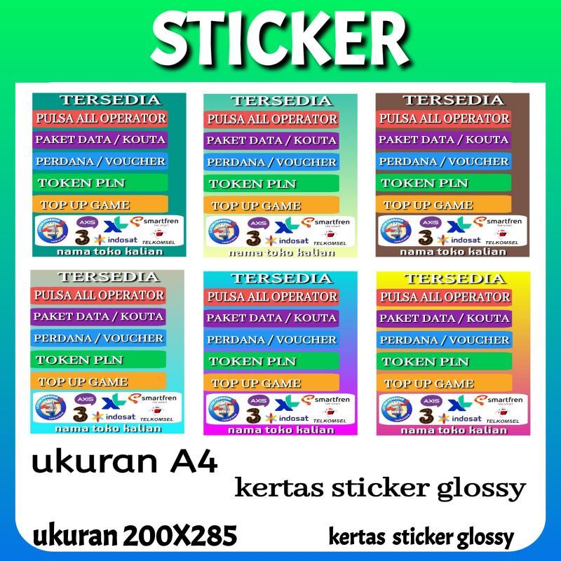 

STICKER PRUDUK JUALAN KONTER DAN PHONCEL D68F