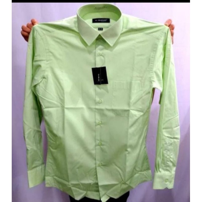 Kemeja Alisan kode H9 lengan panjang reguler size:14,5-16
