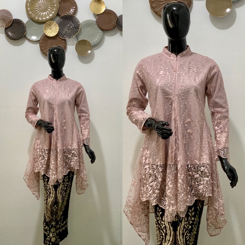 Kebaya busui / kebaya terbaru / kebaya modern / kebaya wisuda / kebaya remaja/kebaya tunangan/saghai-Rose gold