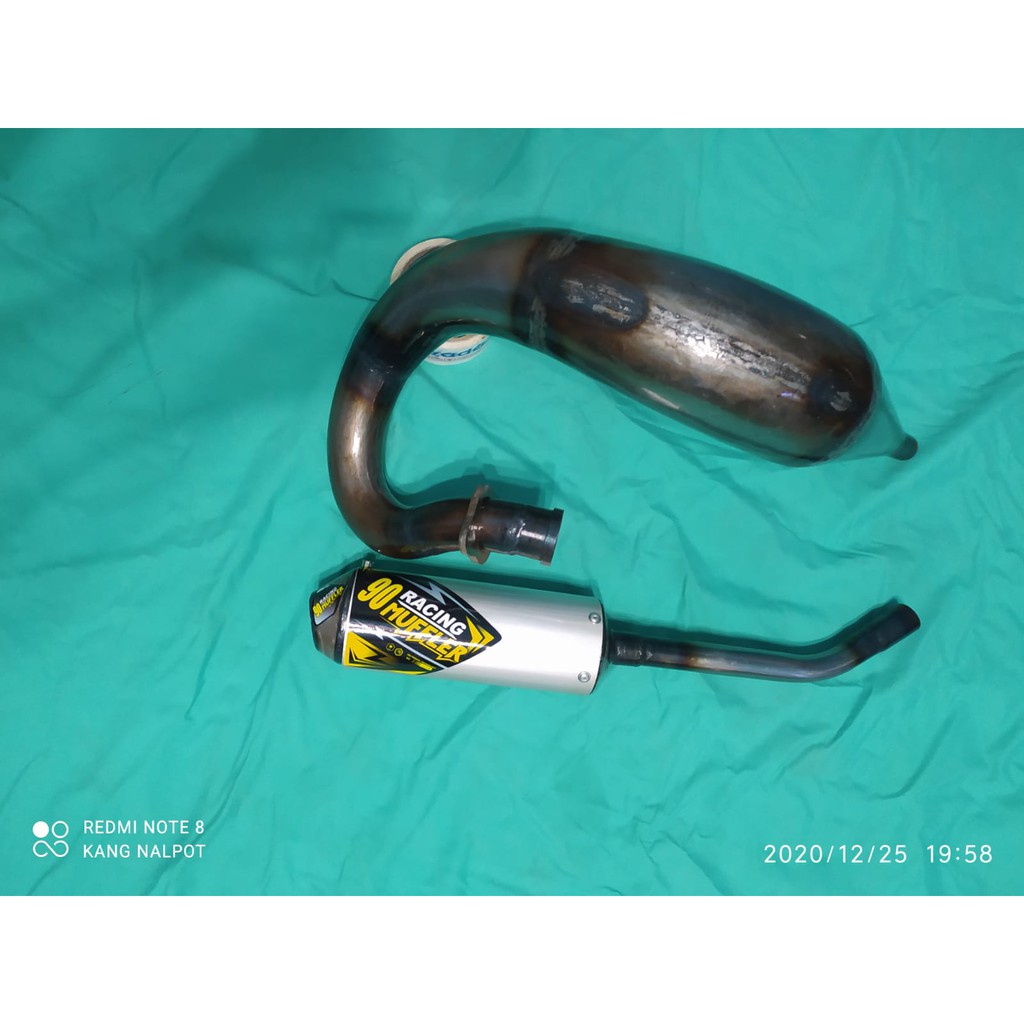 Knalpot udang trail  rx king rxz rzr rgr model udang yz