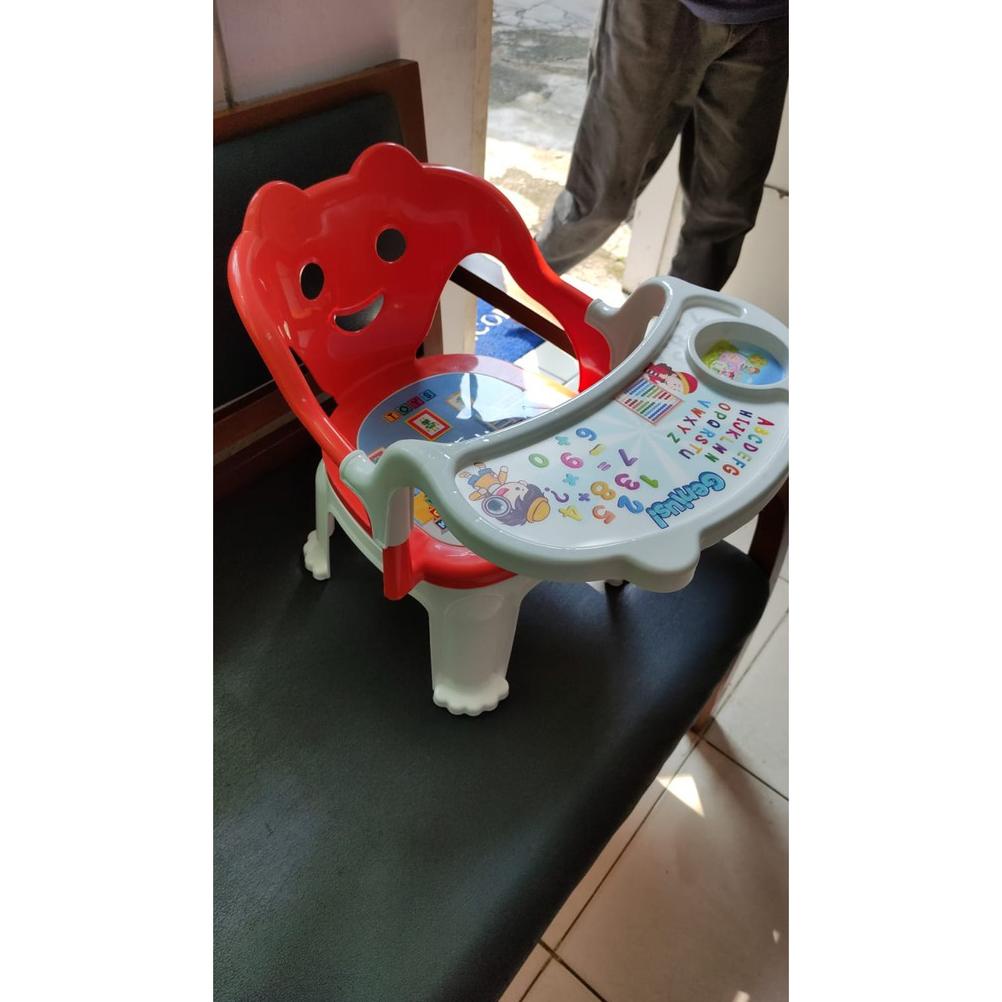Kursi Makan Bayi Kursi Anak Kursi Plastik Anak+Karet Anti Slip Kursi Makan Bayi