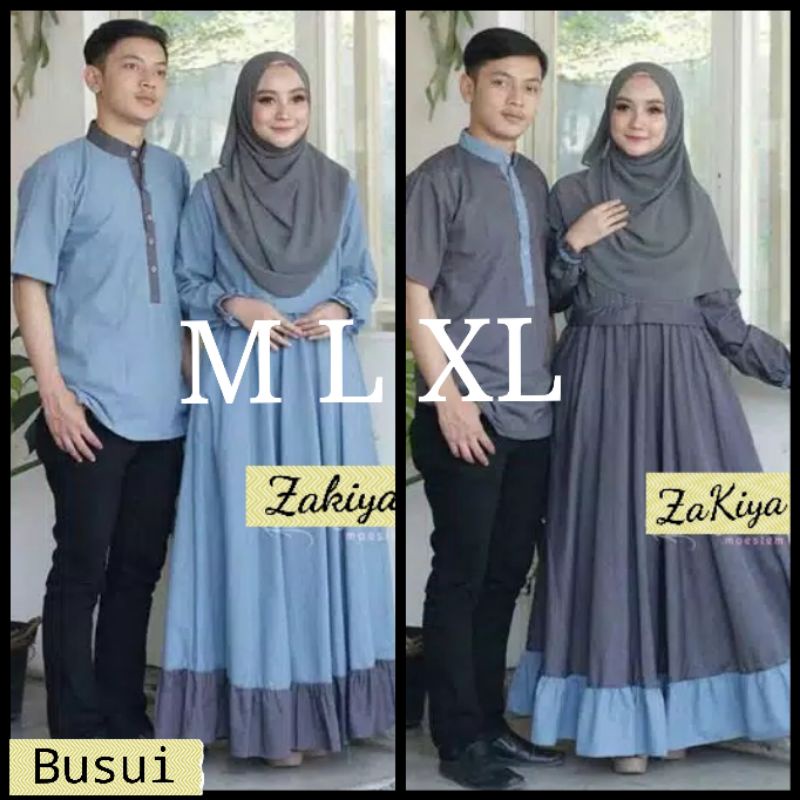 ZAKIYA - BISA COD GAMIS BAJU DRESS COUPLE PASANGAN M L XL JUMBO BUSUI LENGAN TANGAN PANJANG PENDEK K