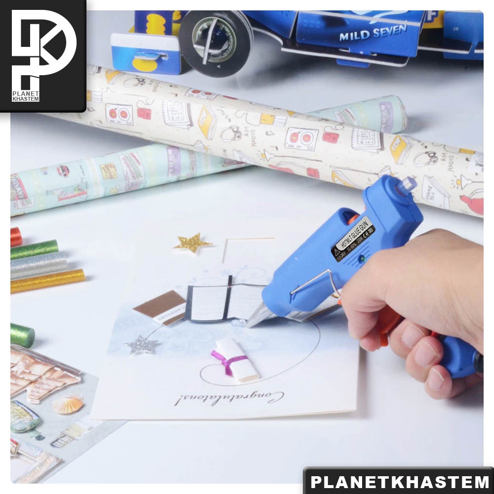 

Alat Lem Tembak Glue Gun 20 Watt/ Lem Tembak Glue Gun Stick Lengket