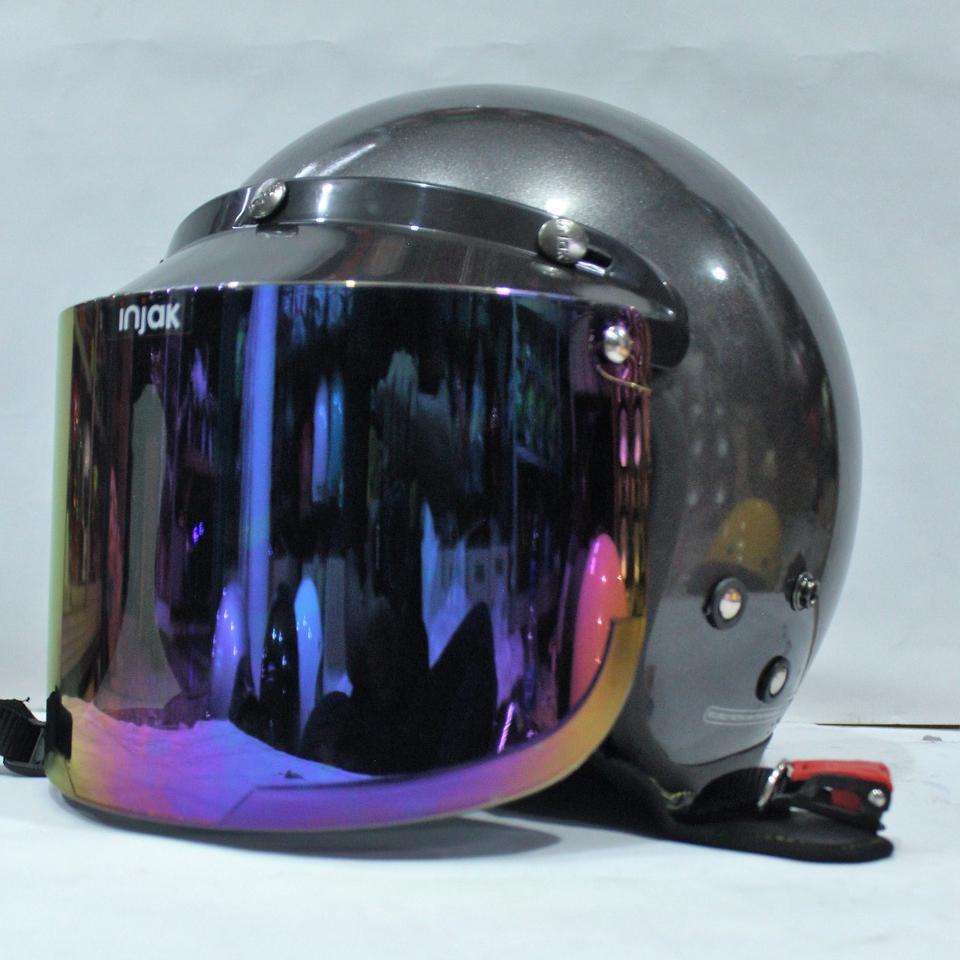 Jual Helm Semi Carglos Datar Pelangi Dewasa Pria Dan Wanita Jke Aj Produk Shopee Indonesia