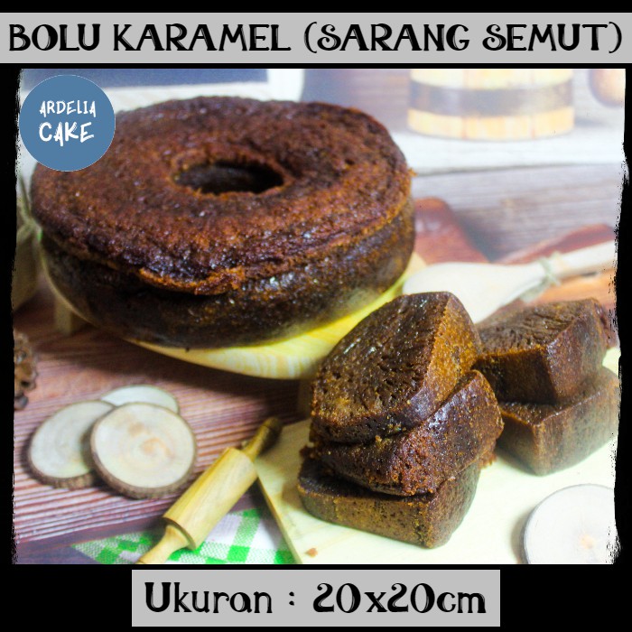 

BOLU KARAMEL SARANG SEMUT KECIL / CARAMEL CAKE / KUE KARAMEL HOMEMADE