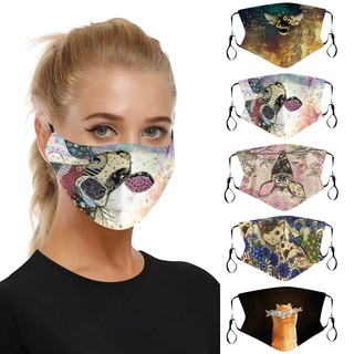 Download Black Mouth Mask Unisex Cotton Face Mask Anime Mask For Cycling Camp Shopee Indonesia PSD Mockup Templates