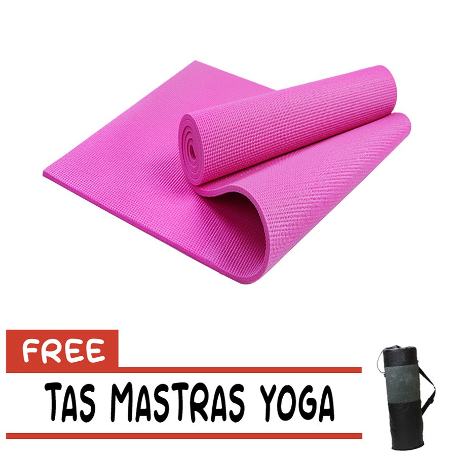 PAKET HEMAT ALAT PELANGSING DAN MATRAS YOGA  Matras Friendly Yoga Mat Anti Slip Tebal Premium Matras Olahraga Sport &amp; Pilates Mat Magnetic Trimmer Jogging Body Plate Waist Dengan Tali Twisting Magnetic Gym Laris_unik