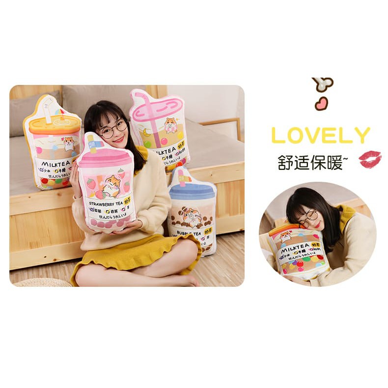 Boneka Bubble Tea Bahan Plush Halus Super Lembut