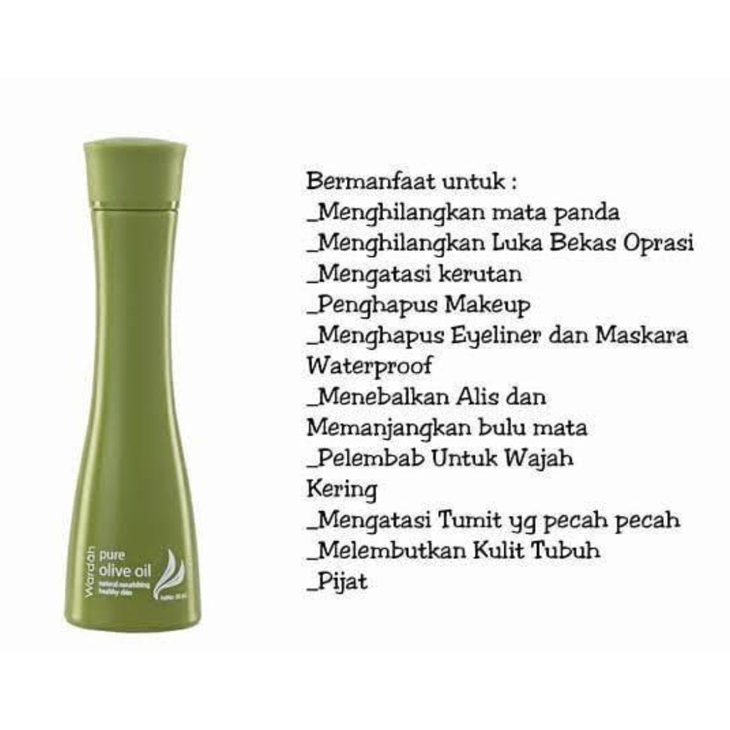 Wardah Minyak Zaitun Olive Oil for massage150 ml