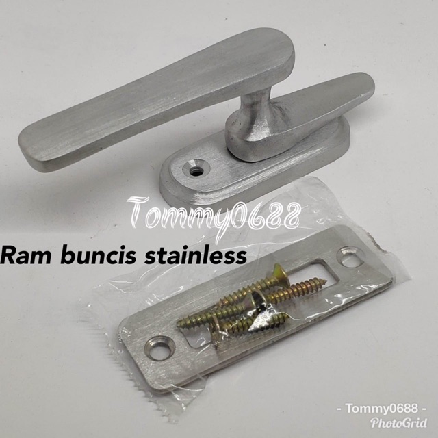 RAM BUNCIS KUNCI JENDELA GRENDEL JENDELA STAINLESS