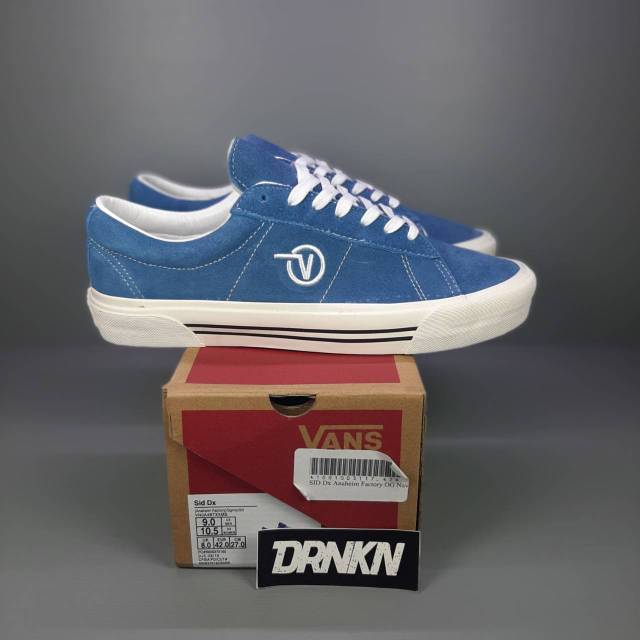 Sepatu Vans SID Dx Anaheim Factory OG Navy Blue Biru - 100% UA PREMIUM IMPORT