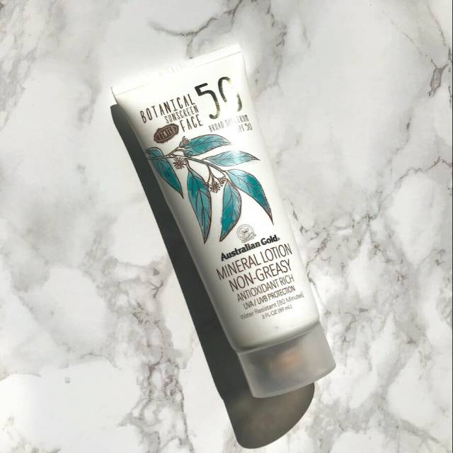 Australian Gold Botanical Tinted Face Sunscreen Lotion SPF 50